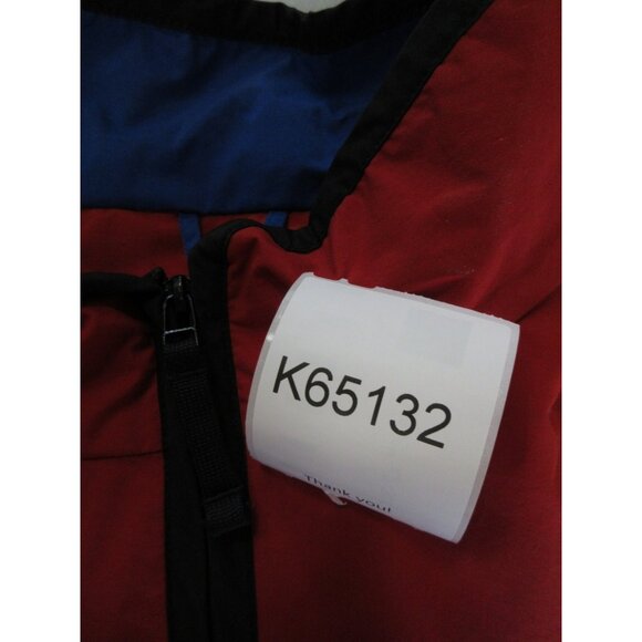 VINTAGE Eddie Bauer Jacket XL Red Anorak Windbreaker 1/4 Zip Nylon - Picture 11 of 11